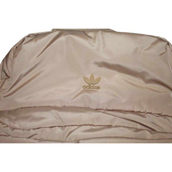 Adidas Puffer Backpack Magic Beige NWOT Wipe Clean Adidas Backpack Laptop bag - Picture 2 of 5